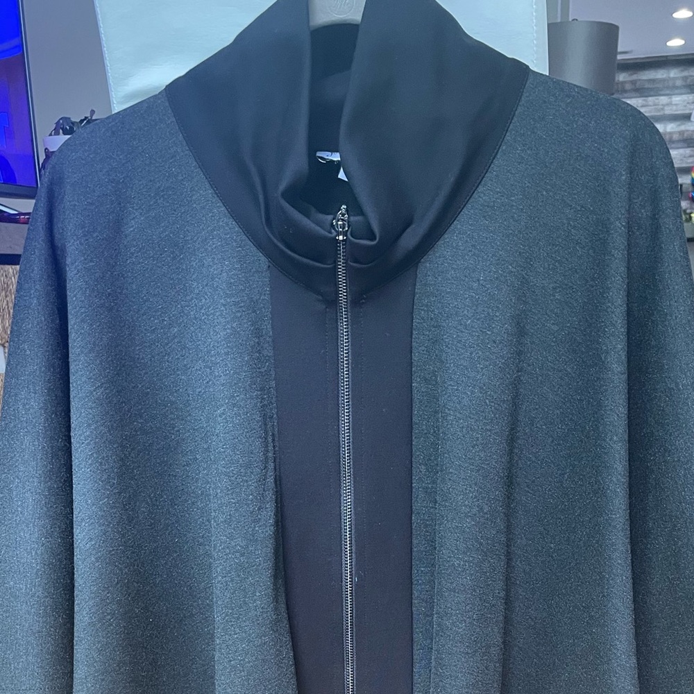 Joseph ribkoff gray wool jacket size S
